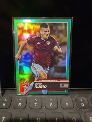 2023 Topps MLS Green Foil Parallel Diego Rubio Colorado Rapids #39 44/75 - Image 1 of 2