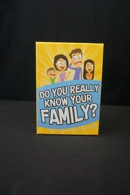 Do You Really Know Your Family? A Fun Family Game Filled with Conversation NEW - Image 1 of 4