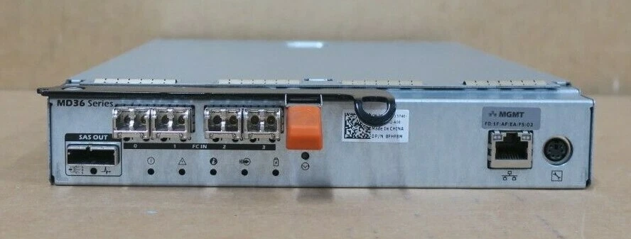 Dell PowerVault MD3600F MD3620F 4x 8Gb FC MD36 8G-FC-4 Controller FHF8M - Image 1 of 4