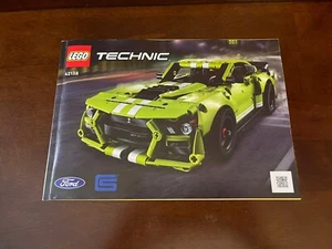 LEGO TECHNIC: Ford Mustang Shelby Gt500 (42138) INSTRUCTIONS ONLY Only Used Once - Picture 1 of 1