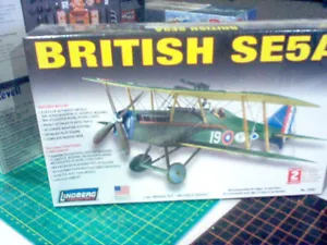Lindberg 1/48 British SE5A Plastic Model Kit Skill Level 2 - Picture 1 of 2