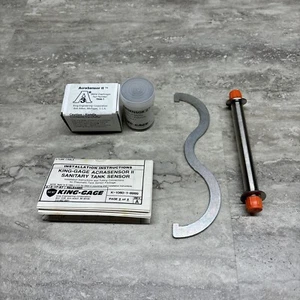 King Gage K-1060-1-8999 7904-1 Sanitär Metallmembran Flüssigkeitsstandsensor, Neu - Bild 1 von 11