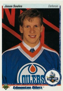 Jason Soules 1991 Oberdeck #75 NHL Edmonton Oilers - kostenloser Versand - Bild 1 von 2
