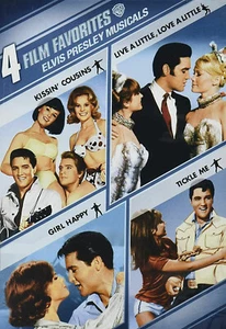 Elvis Presley Musicals 4 film Favorites DVD R4 Kissin's cousins Tickle me Girl H - Picture 1 of 1