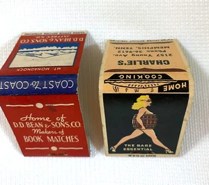 Matchbooks 2, D.D. Bean/Charlie's Memphis,  Unstruck - Picture 1 of 4