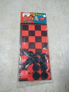 Vintage Dime Store Novelty Crown Checkers Game NOS NIP Toy  - Picture 1 of 4
