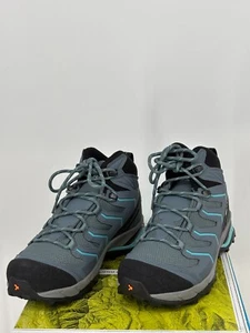 Scarpa Women Maverick Mid GTX Hiking Boots EU 40 US 9.5 Storm Gray Aqua Trekking - Picture 1 of 6