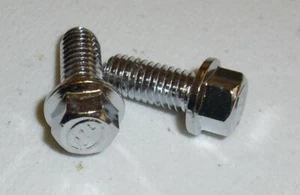 1EA BOLT, 6x14 8MM HEX HEAD WITH FLANGE CHROME (303Y) - Bild 1 von 1