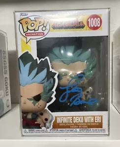 Funko Pop! 1008: My Hero Academia Infinite Deku with Eri Signed Justin Brine - Picture 1 of 6