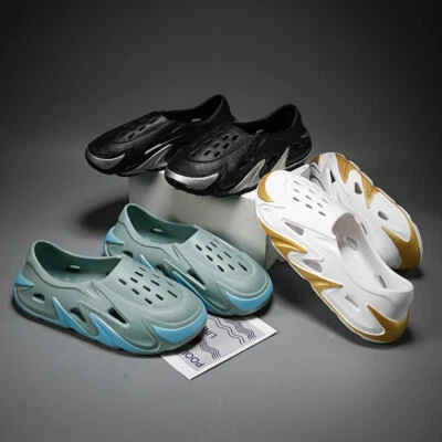 New Mens Womens Summer Casual Shoes Outdoor Sandals Hole Shoes Beach Slipper - Image 1 of 4