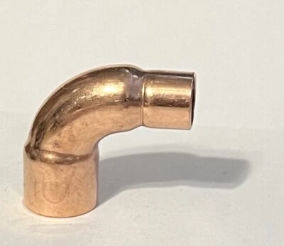 Elkhart 3/4 inch X 1/2” Inch Reducer 90 Degree elbow Copper Sweat  Pressure - Image 1 of 4