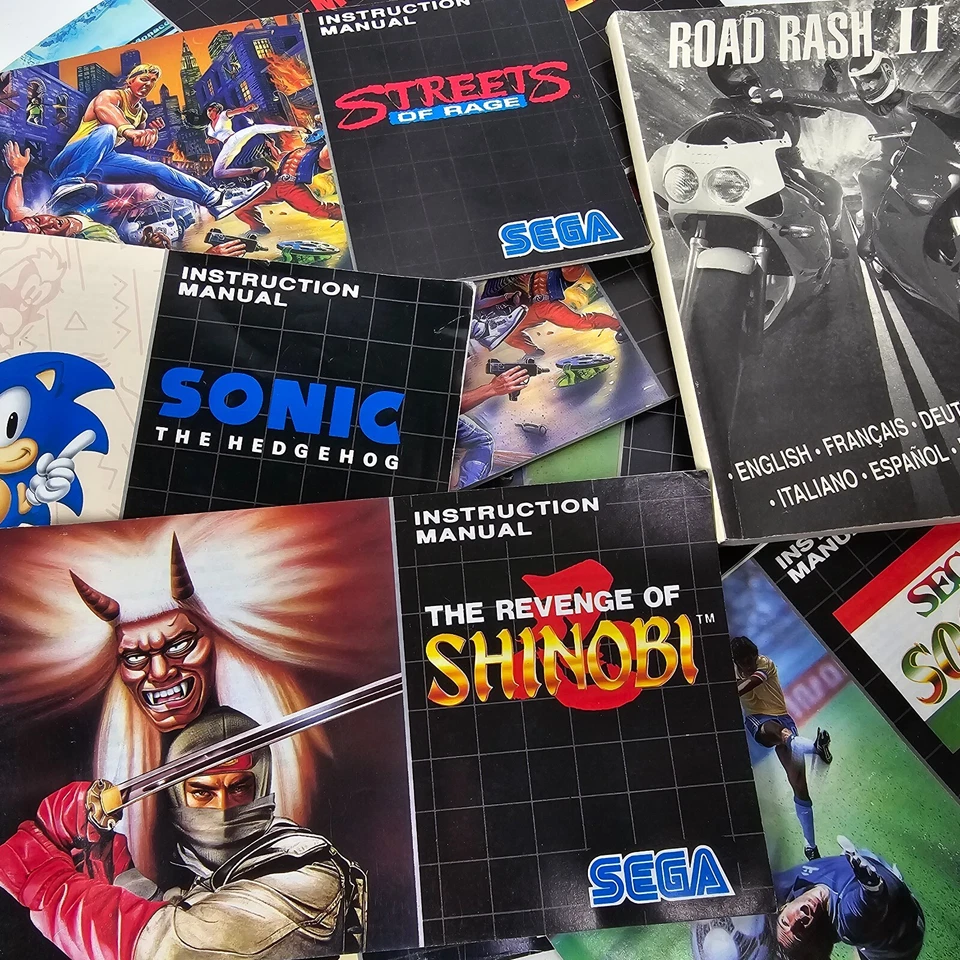 Sega Megadrive Manual Instruction Booklet Spare Original Paperwork - Image 1 of 1
