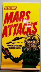 Paquete de tarjetas coleccionables Topps Heritage Mars Attacks 2012 - Imagen 1 de 4