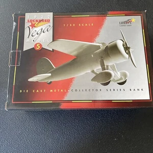 1932 Lockheed Vega Model 5 Die Cast Collector Series Bank Pepsi Cola - Picture 1 of 8