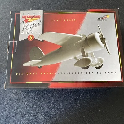 1932 Lockheed Vega Model 5 Die Cast Collector Series Bank Pepsi Cola - Image 1 of 4
