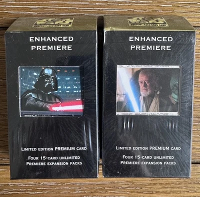 Star Wars decipher ENHANCED premiere 4 pack Vader Obi-wan  - Image 1 of 3