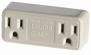 Thermo Cube Model TC-3: Thermostatically Controlled Outlet - On at 35-Degrees... - Picture 1 of 2