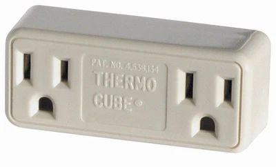 Thermo Cube Model TC-3: Thermostatically Controlled Outlet - On at 35-Degrees... - Image 1 of 2