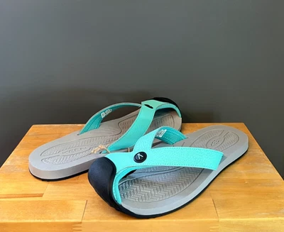 KEEN Pool Blue/Bright Aqua Barbados TG Flip Flop Sandals US Women 8,  9 NWT - Image 1 of 4