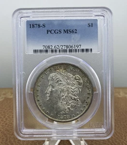 1878-S Morgan $1 – PCGS MS62 - Foto 1 di 4