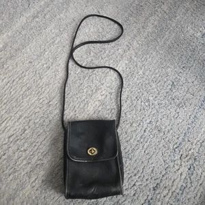 Vintage Coach Handtasche Roller klein Leder Crossbody Luxus Tasche 9893 Made in USA - Bild 1 von 13