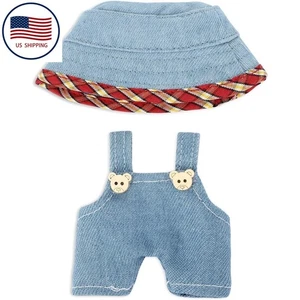 Denim Doll Clothes for Labubu -2PC Adorable Outfit Set Doll Clothes Accessories - Picture 1 of 4