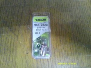Dorman 963-252D 5/16" - 18 Rivet Nuts, Package Of 6 - Picture 1 of 1