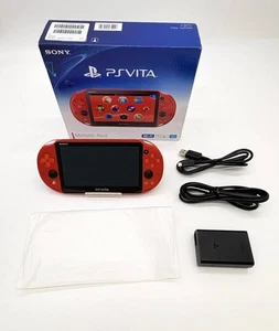 PS Vita PCH-2000 Wi-Fi Rojo Metálico Excelente Estado - Imagen 1 de 10