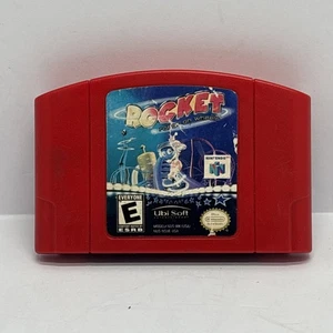 Rocket-Robot On Wheels Game Cartridge for N64 US Version RARE GAME!!!! Tested - Picture 1 of 9