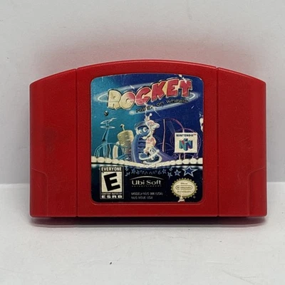 Rocket-Robot On Wheels Game Cartridge for N64 US Version RARE GAME!!!! Tested - Image 1 of 4