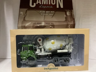 Camion d’epoca FIAT 697 NP ITALIA 1969   1/43 die-cast  DE AGOSTINI - Immagine 1 di 4