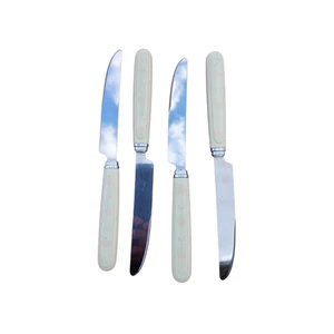 4 Corelle by Coring Forever Yours Stainless Butter Knives Flatware MCM 9" Vtg - Picture 1 of 8