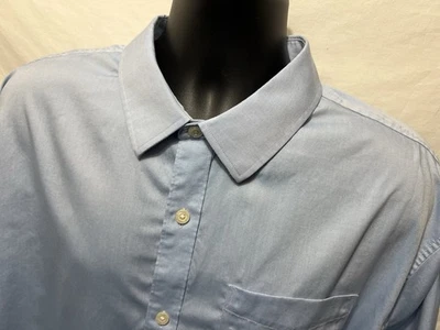 Men’s Duluth Trading Blue Relaxed Fit L/S SHIRT XL Cotton A8 Wrinkle Fighter - Image 1 of 4
