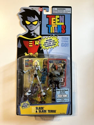 Tarjeta de juego TEEN TITANS Slade & Slade Terra sin usar, en caja nueva Bandai 2005 rara Foto 1 de 3
