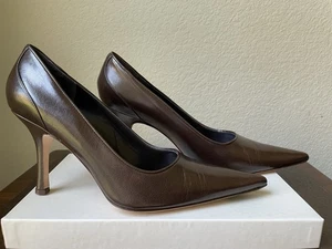 LUMIANI Brown Leather SHOES Size: 11 US / EUR 42 NEW Made in ITALY - Picture 1 of 17