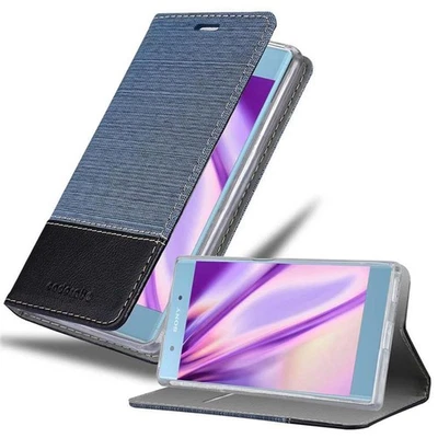 Case for Sony Xperia XA1 PLUS Protection Phone Cover Book Wallet Magnetic - Image 1 of 4