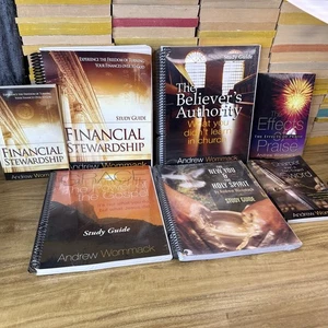 Lot Of 7 Andrew Wommack Books 3 Sealed Spiralbound And Paperbacks Religious - Picture 1 of 17