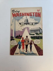 SEEING WASHINGTON OUR NATIONS CAPITAL Comic DC Political Promotion 1957 - selten - Bild 1 von 6
