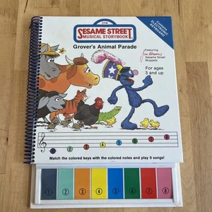 1987 Vtg RARE Sesame Street Musical Storybook Grover’s Animal Parade Electronic - Picture 1 of 6