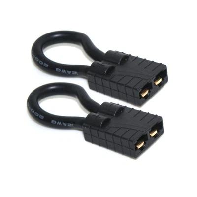 2x Cable conector de cortocircuito TRX hembra enchufe bucle para batería RC Lipo Foto 1 de 4
