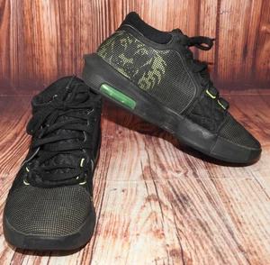 Nike LeBron Witness 8, Black Neon Yellow  Volt Men's Size 7, Women's 8.5 - Foto 1 di 11