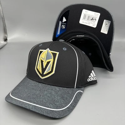 Vegas Golden Knights Adidas 2018 NHL Draft Authentic Pro Hat Cap Fitted Sz L/XL - Image 1 of 4