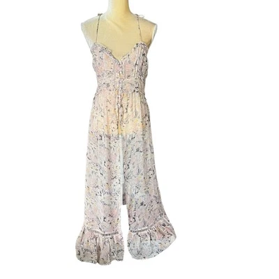 By Anthropologie Sheer Curtain Top Nightgown Size Medium NEW NWT - Imagem 1 de 4