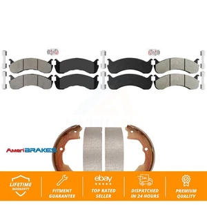 Front Rear Semi-Metallic Disc Brake Pads Kit For KNN-101387 - Picture 1 of 12