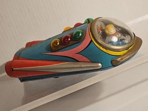  Mondrakete Raumschiff modernes Spielzeug Blechspielzeug Hersteller in Japan - Bild 1 von 8