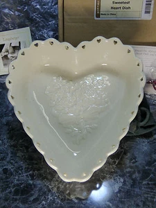 Süßeste Herzschale, Longaberger mit OVP und Karten - Bild 1 von 8