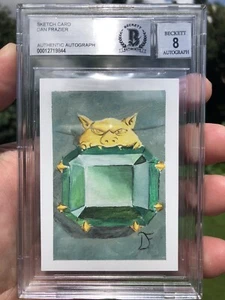 MOX EMERALD, ARTIST PAINTING / PROOF, MAGIC MTG, POWER 9, DAN FRAZIER, BAS 8! - Picture 1 of 5