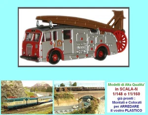 CAMION AUTOBOTTE e AUTOSCALA POMPIERI Anni '50 Sr. BRADFORD F12 SCALA-N Nden003 - Imagen 1 de 1