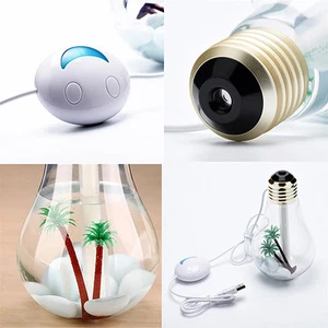 DIFFUSORE UMIDIFICATORE DI PROFUMI PER CASA A FORMA DI LAMPADINA CON LUCE - Foto 1 di 4