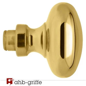 AHB Türknopf Krafeld 8065 Messing poliert Lochteil für 8x8 mm Vierkant Türknauf - Bild 1 von 6